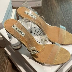 Steve Madden CLEARER Clear Heels